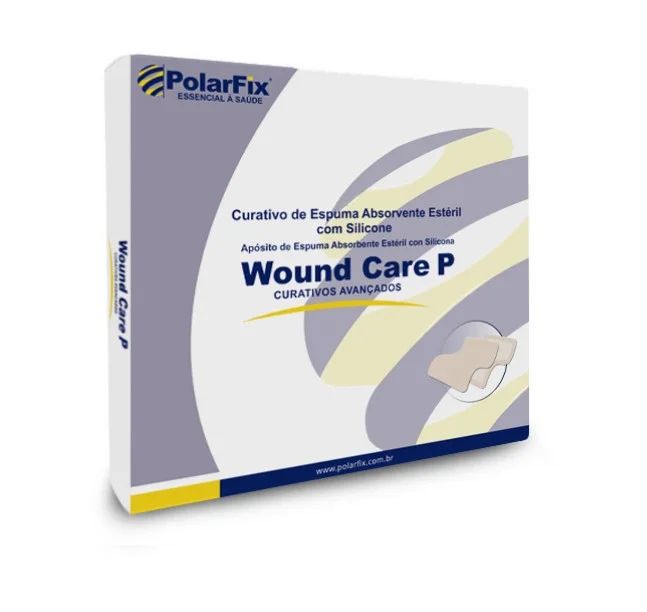 CURATIVO SACRAL ESPUMA C/SILICONE POLARFIX 17X17CM 